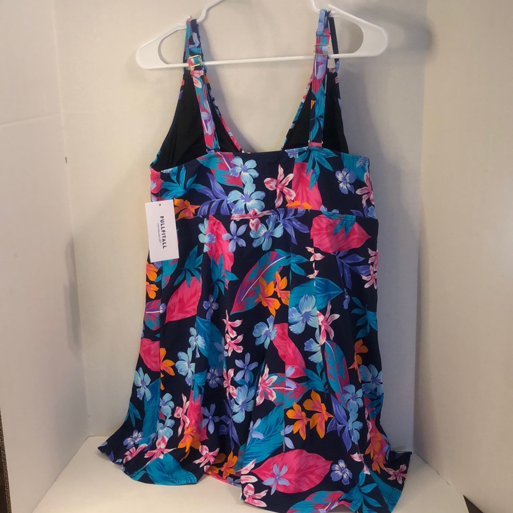 FULLFITALL Women’s Flower Printed (Without Shorts) Size 20 NWT - Picture 2 of 4